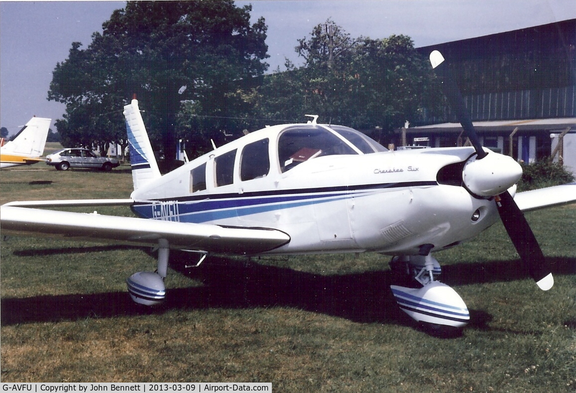G-AVFU, 1967 Piper PA-32-300 Cherokee Six Cherokee Six C/N 32-40182, Group owned and based at Biggin Hill in the UK