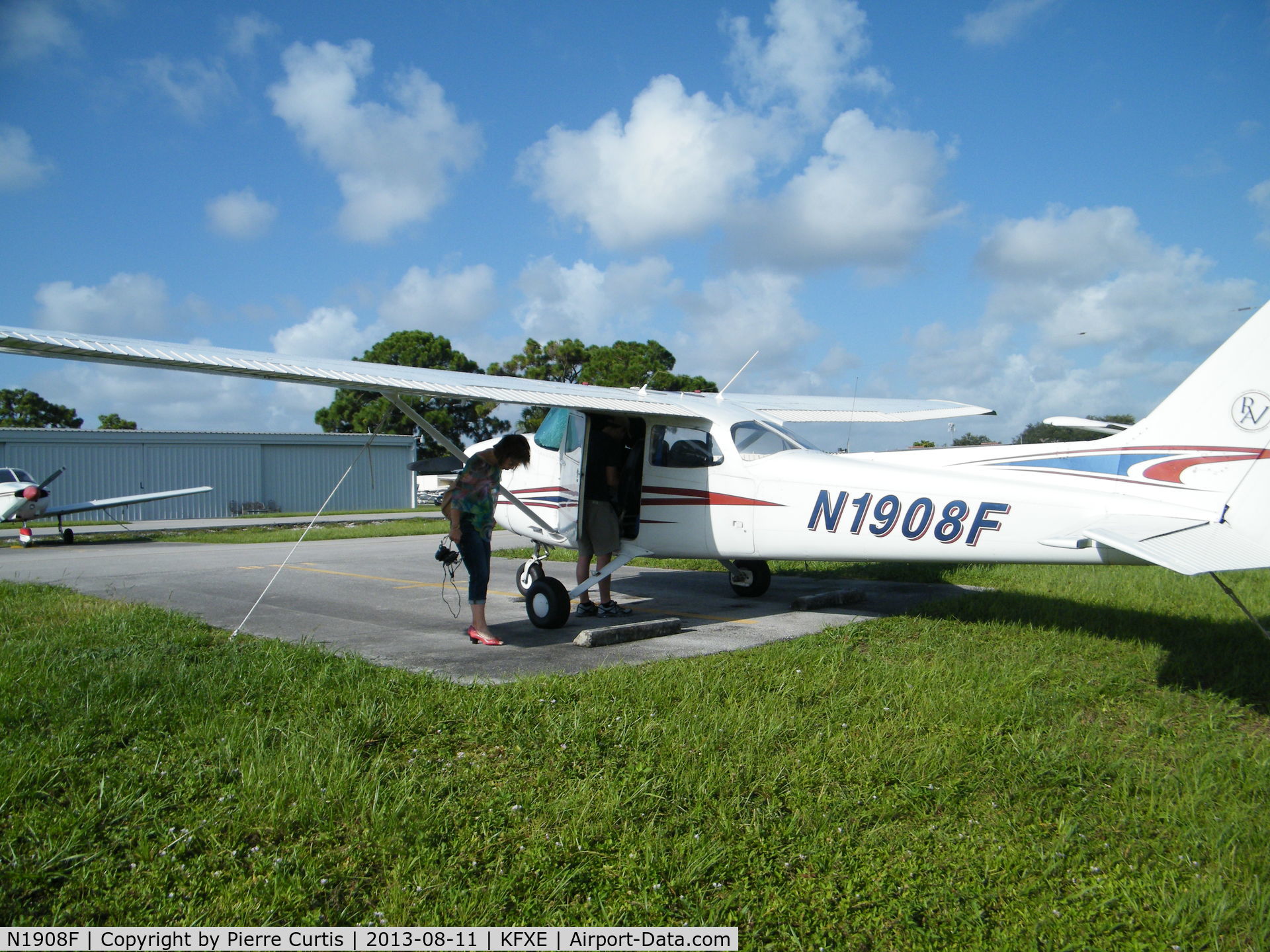 N1908F, 1973 Cessna 172M C/N 17256493, Taken 11th Aug 2013 at Ft Lauderdale Executive Airport.