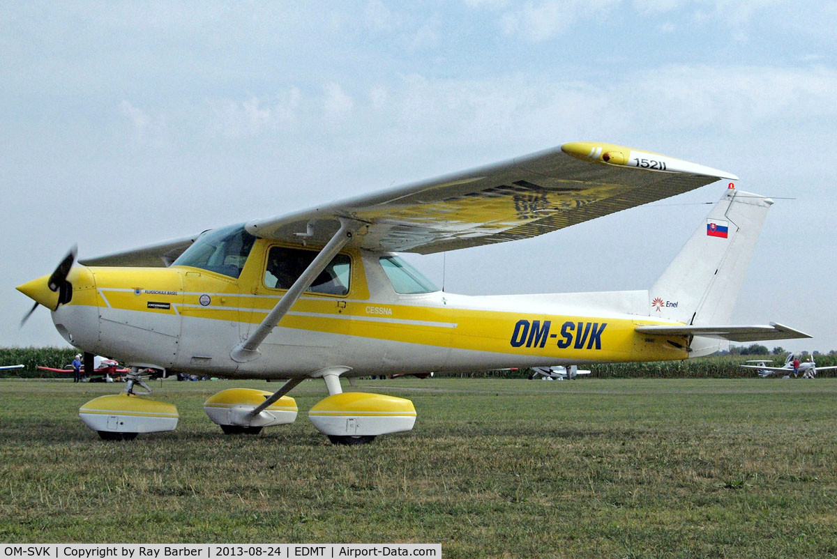 OM-SVK, 1977 Cessna 152 C/N 15280131, Cessna 152 [152-80131] Tannheim~D 24/08/2013
