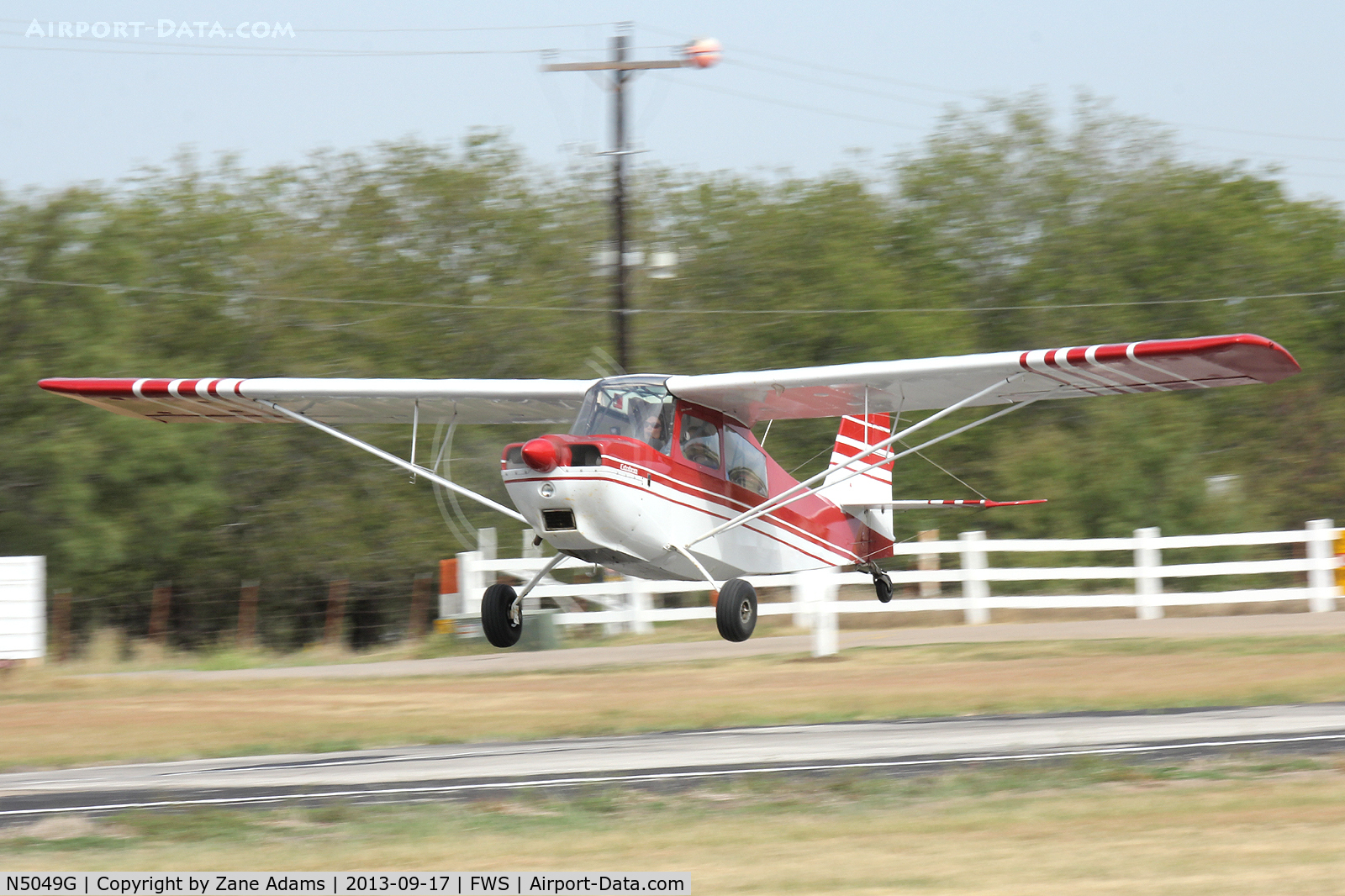 N5049G, 1979 Bellanca 7ECA Citabria C/N 1306-79, Landing at Northwest Regional