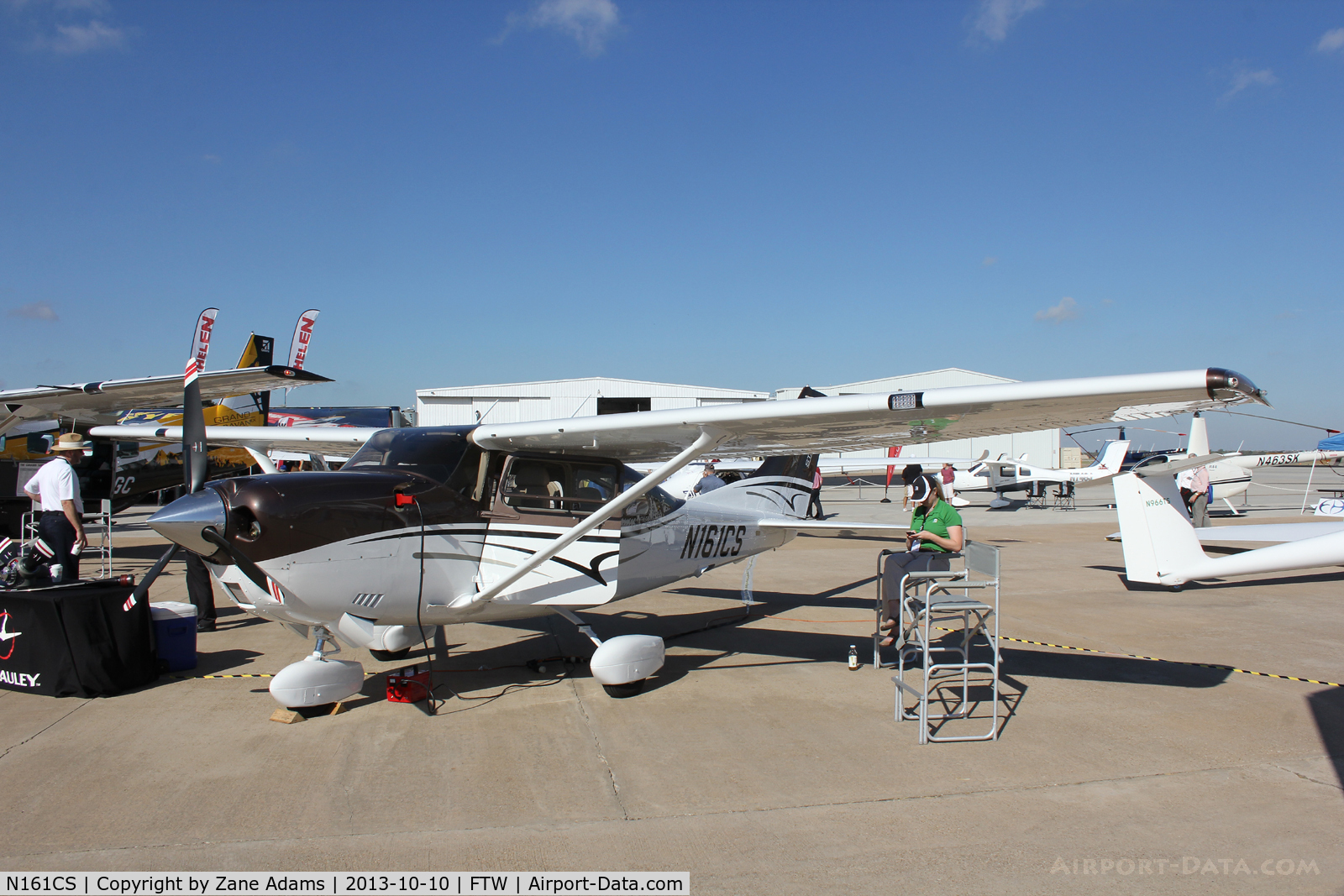 N161CS, Cirrus SR22 C/N 3397, At the AOPA Airportfest 2013 - Fort Worth, TX
