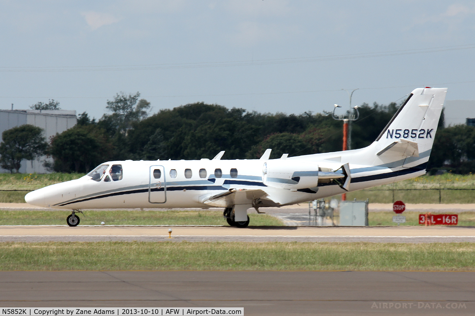 N5852K, 2003 Cessna 550 Citation Bravo C/N 550-1056, At Alliance Airport - Fort Worth, TX