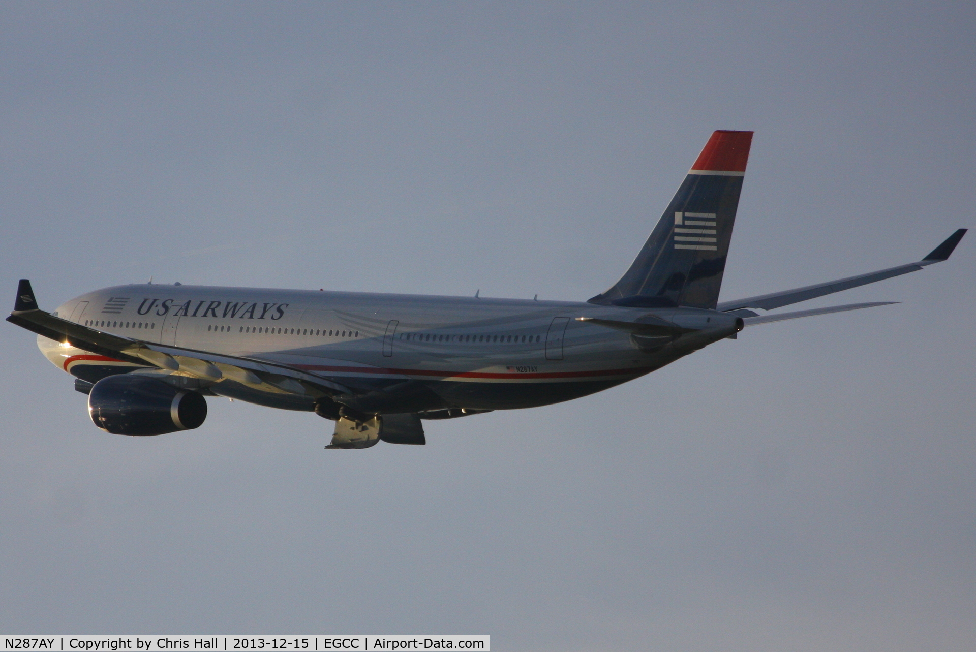 N287AY, 2013 Airbus A330-243 C/N 1417, US Airways