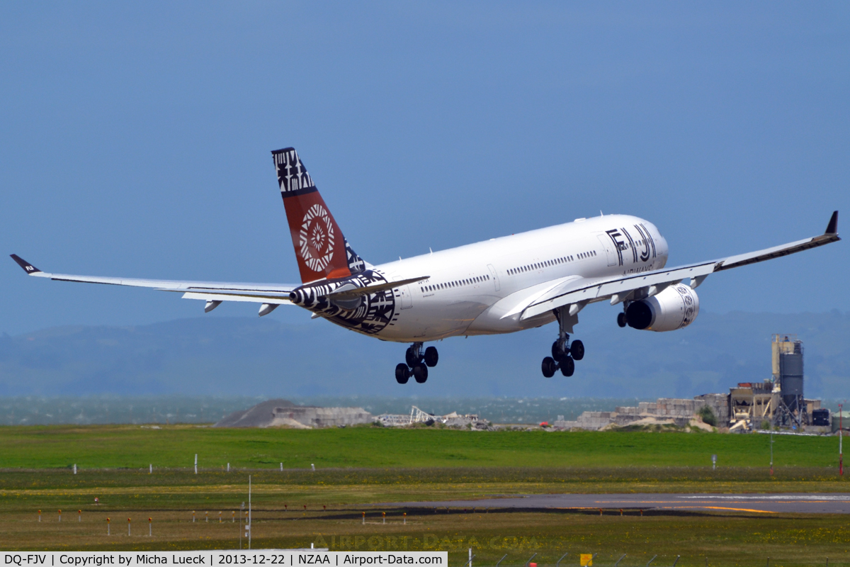 DQ-FJV, 2013 Airbus A330-243 C/N 1465, At Auckland