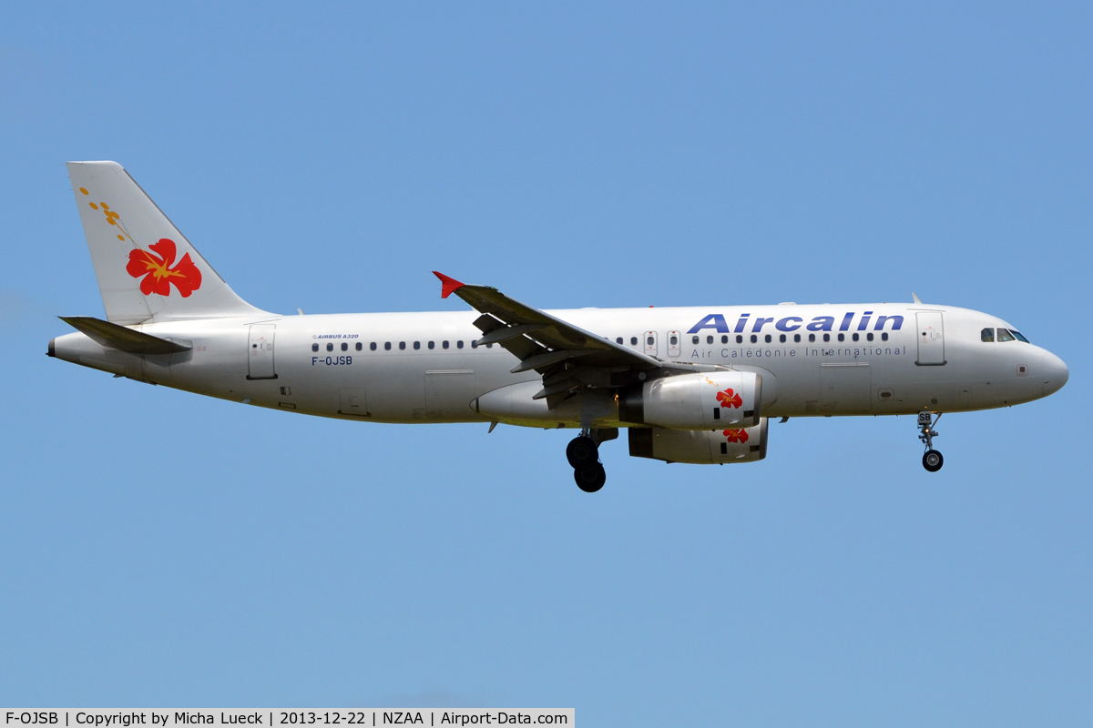 F-OJSB, Airbus A320-232 C/N 2152, At Auckland