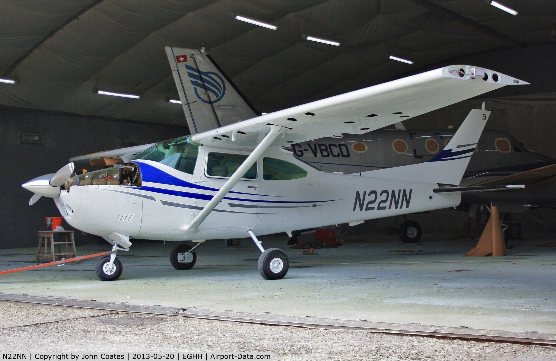 N22NN, 1975 Cessna 182P Skylane C/N 18263497, In paintshop just resprayed