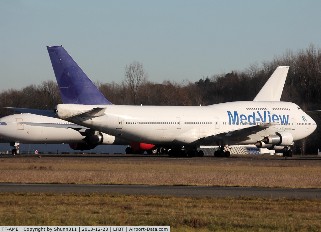 TF-AME, 1984 Boeing 747-312 C/N 23032, Stored... before scrapping