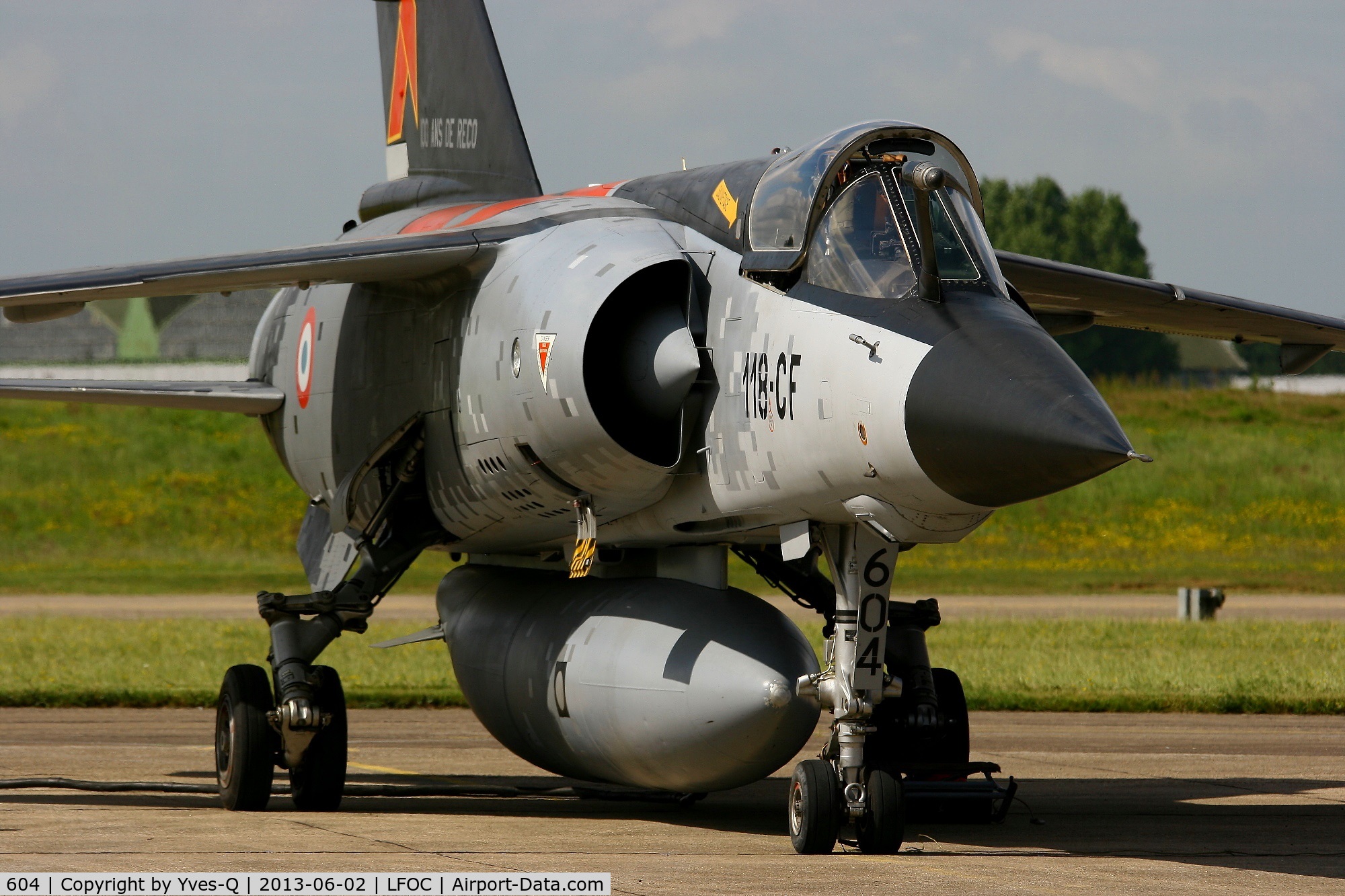 604, Dassault Mirage F.1CR C/N 604, French Air Force Dassault Mirage F1CR (118-CF), Static Display, Châteaudun Air Base 279 (LFOC)