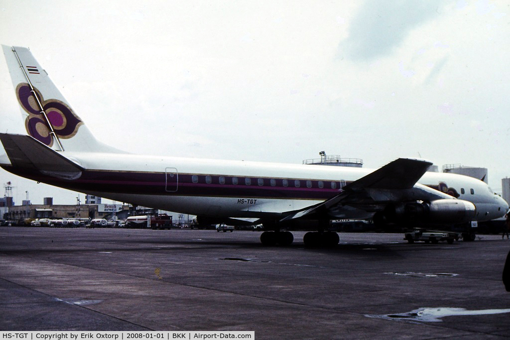 HS-TGT, 1960 Douglas DC-8-33 C/N 45384, HS-TGT in BKK - Don Muang