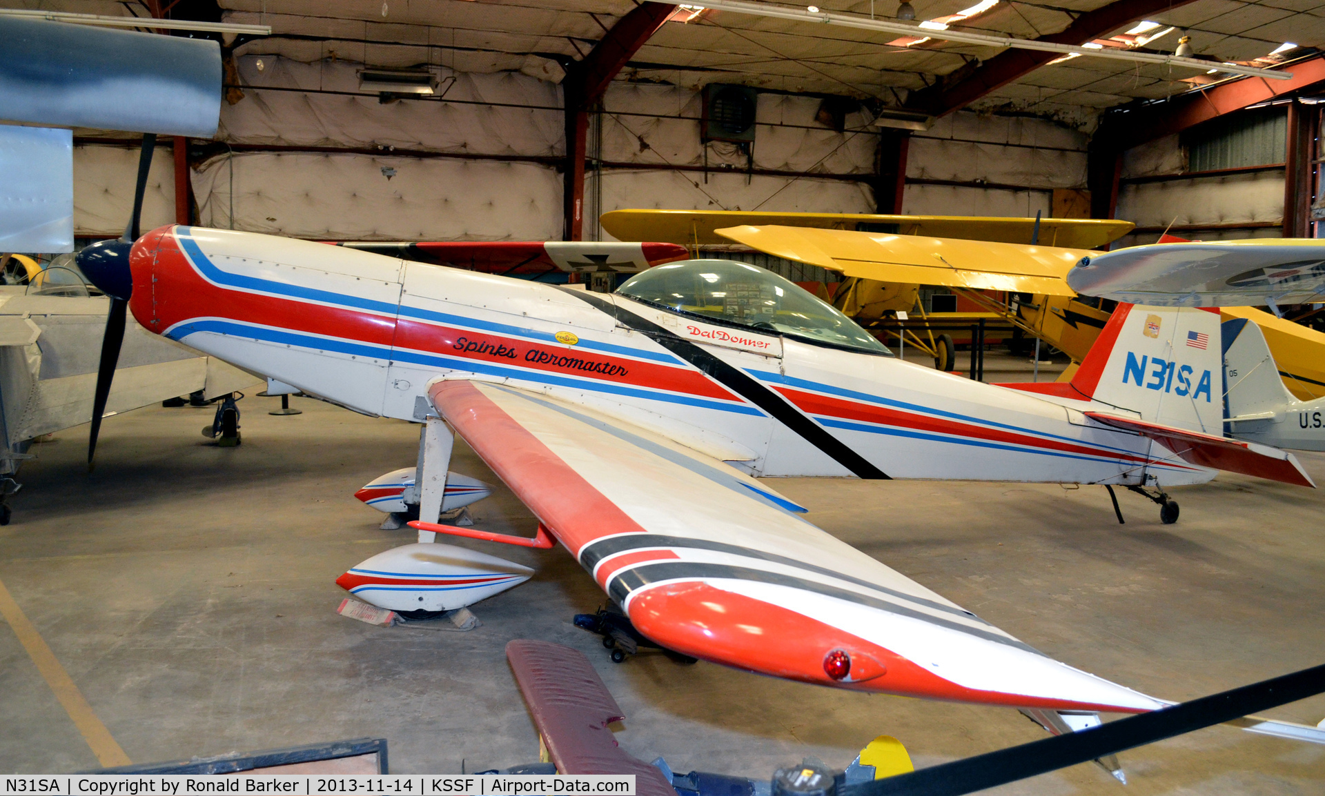 N31SA, 1968 Spinks Akromaster C/N S-1, Texas Air Museum
