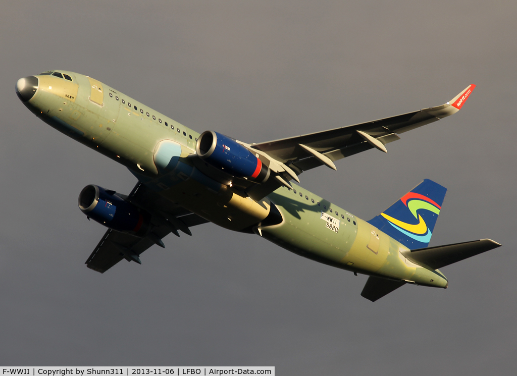 F-WWII, 2013 Airbus A320-232 C/N 5880, C/n 5880 - For Spirit Airlines as N624NK