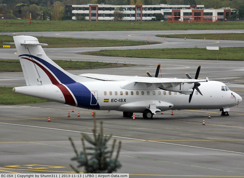 EC-ISX, 1991 ATR 42-300 C/N 242, Parked at the General Aviation area