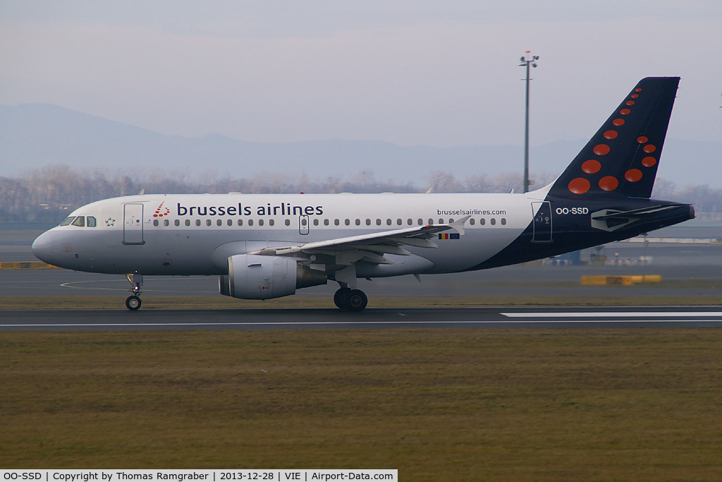 OO-SSD, 1999 Airbus A319-112 C/N 1102, Brussels Airlines Airbus A319