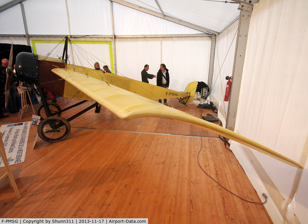 F-PMSG, 2013 Morane-Saulnier Type G Replica C/N 01-RA, Exhibited during 'Des Etoiles et des Hommes' show 2013 at the Toulouse Space City