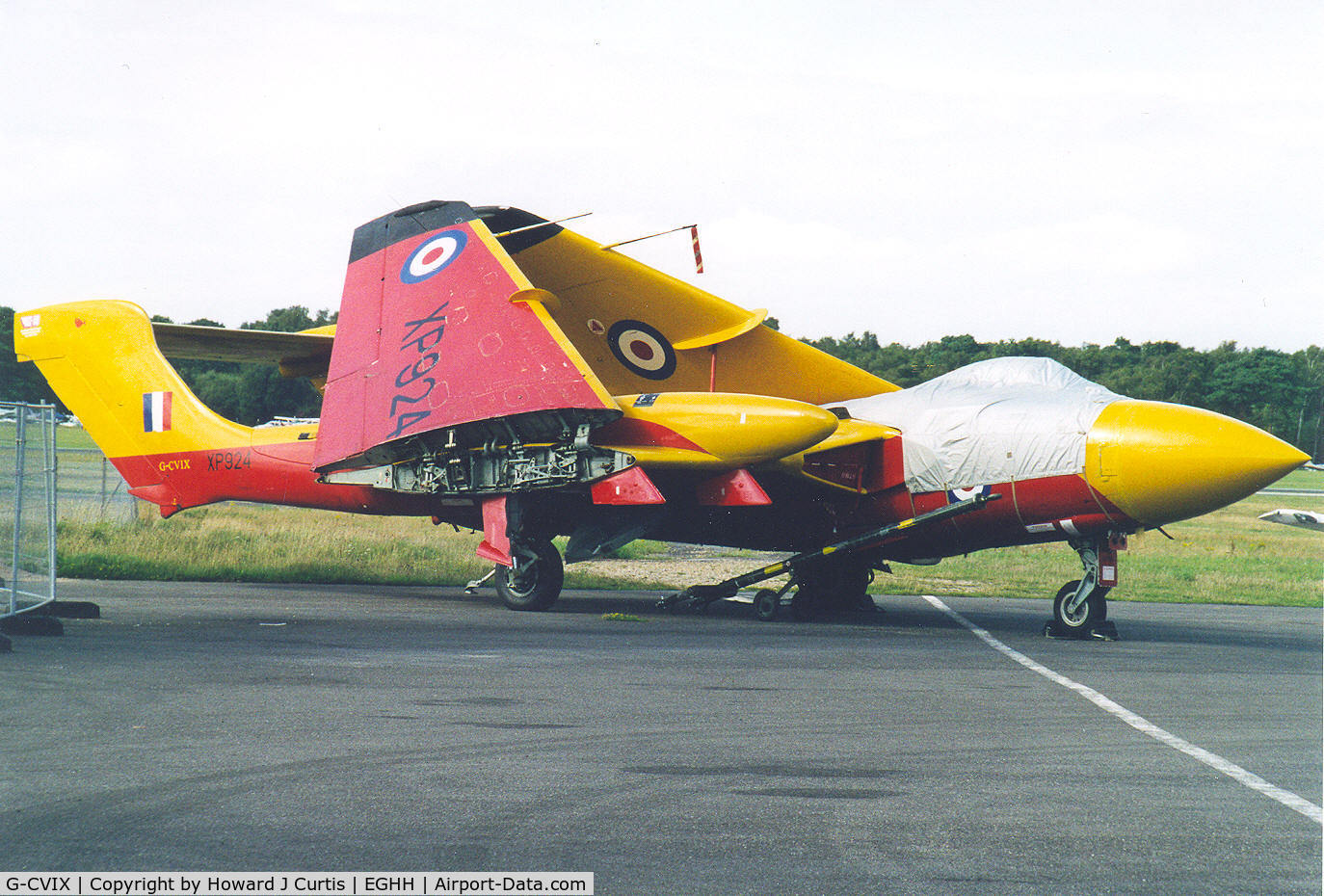 G-CVIX, 1963 De Havilland DH-110 Sea Vixen D.3 C/N 10132, 2003. Date is approximate.