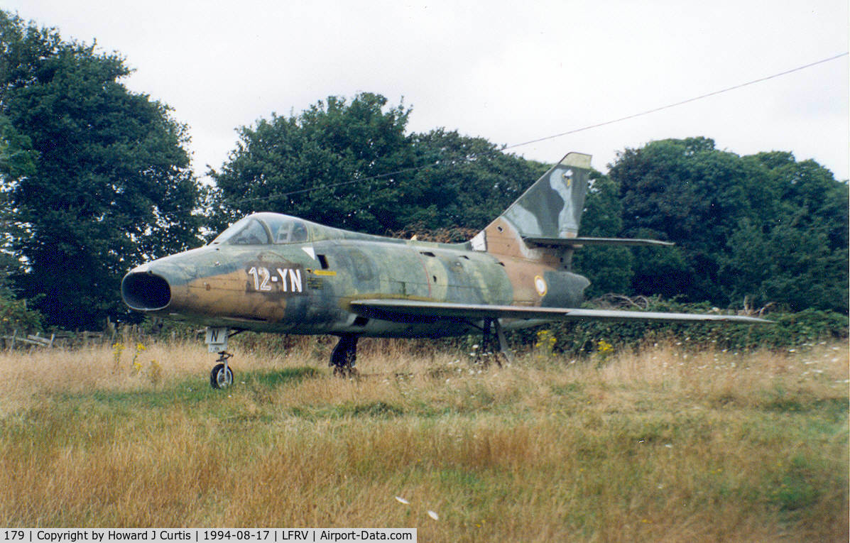 179, Dassault Super Mystere B.2 C/N 179, Preserved here.
