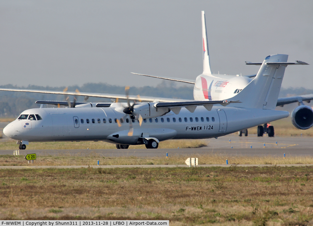 F-WWEM, 2013 ATR 72-600 C/N 1124, C/n 1124 - For Air Caraïbes