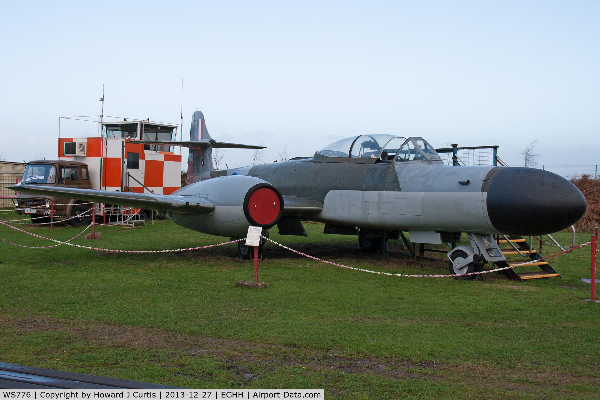WS776, 1954 Gloster Meteor NF.14 C/N Not found WS776, Coded K. On display at the Bournemouth Aviation Museum.