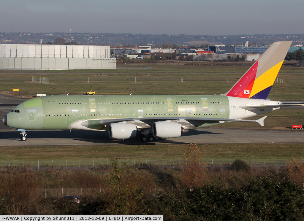F-WWAP, 2013 Airbus A380-841 C/N 152, C/n 0152 - First A380 for Asiana Airlines