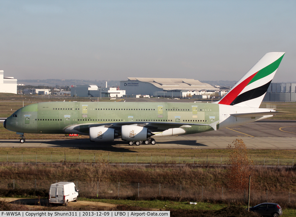 F-WWSA, 2013 Airbus A380-861 C/N 150, C/n 0150 - For Emirates as A6-EEV