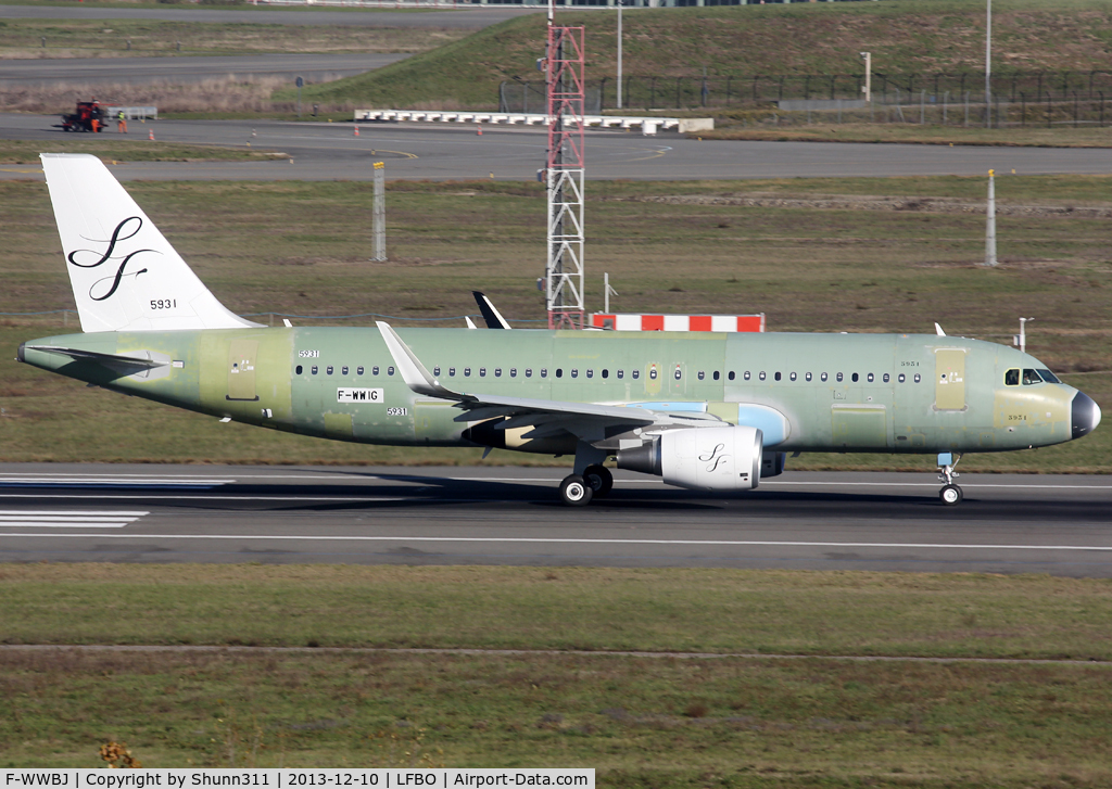 F-WWBJ, 2013 Airbus A320-214 C/N 5931, C/n 5931 - For Starflyer
