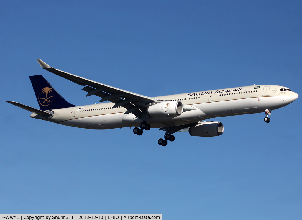 F-WWYL, 2013 Airbus A330-343X C/N 1473, C/n 1473 - To HZ-AQJ