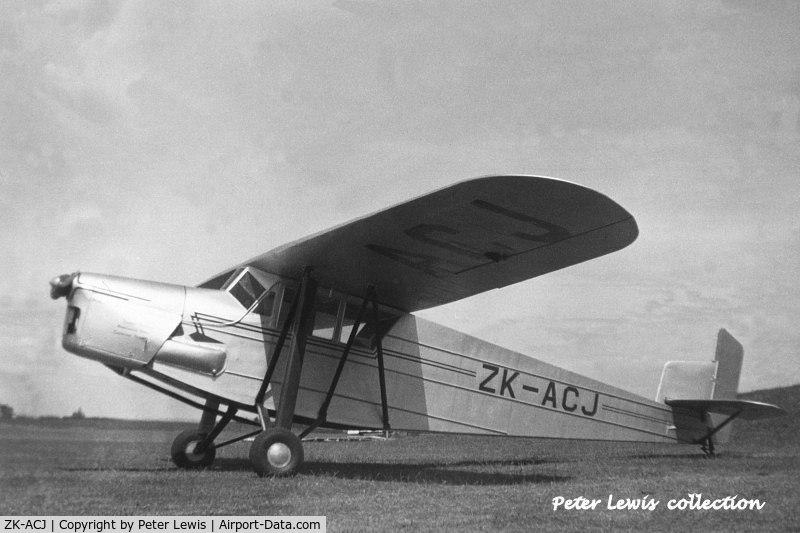 ZK-ACJ, Desoutter MK.I C/N D10, Blackmore's Air Services Ltd., Rotorua
