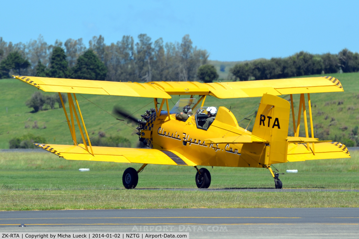 ZK-RTA, Grumman G-164A C/N 441, At Tauranga