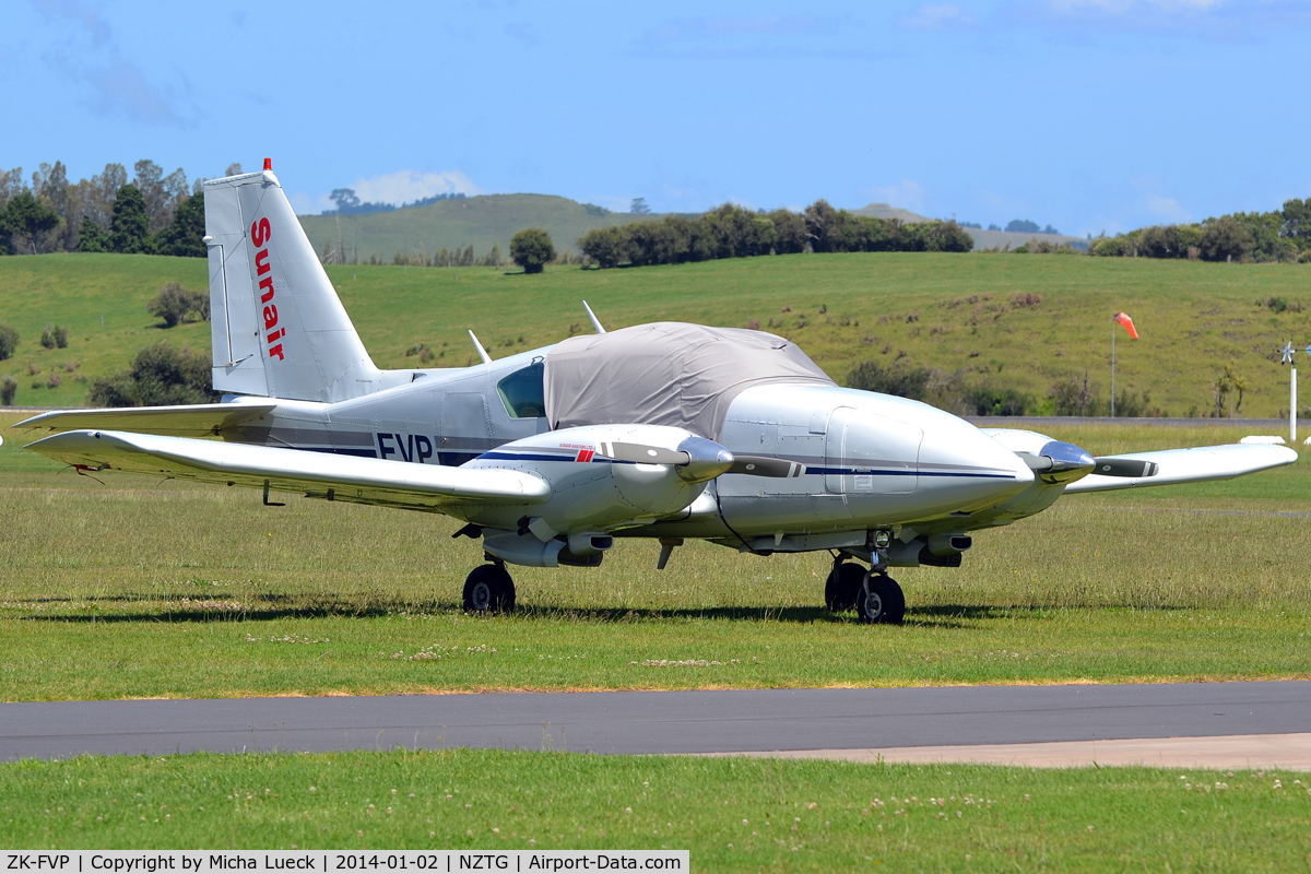 ZK-FVP, 1978 Piper PA-23-250 C/N 27-7854096, At Tauranga