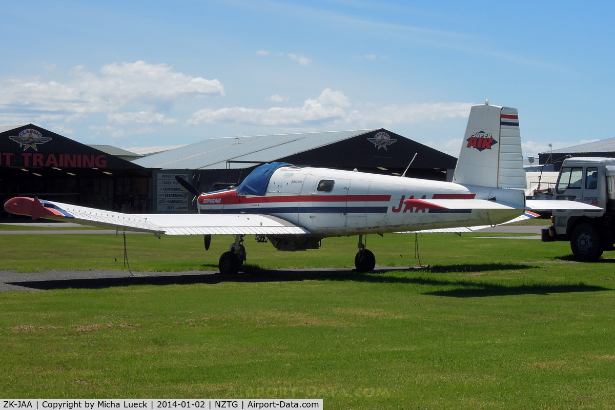 ZK-JAA, NZ Aerospace FU24-954 C/N 259, At Tauranga