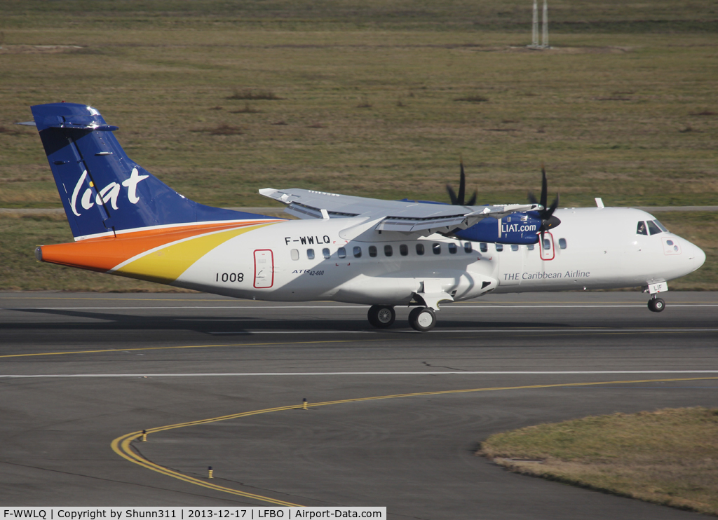 F-WWLQ, 2013 ATR 42-600 C/N 1008, C/n 1008 - To be V2-LIF