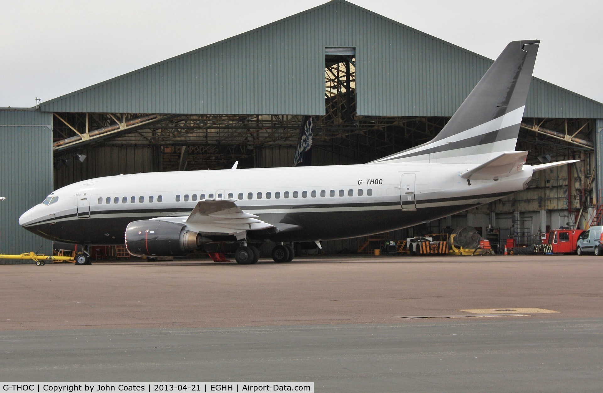 G-THOC, 1990 Boeing 737-59D C/N 24694, In new colours at European