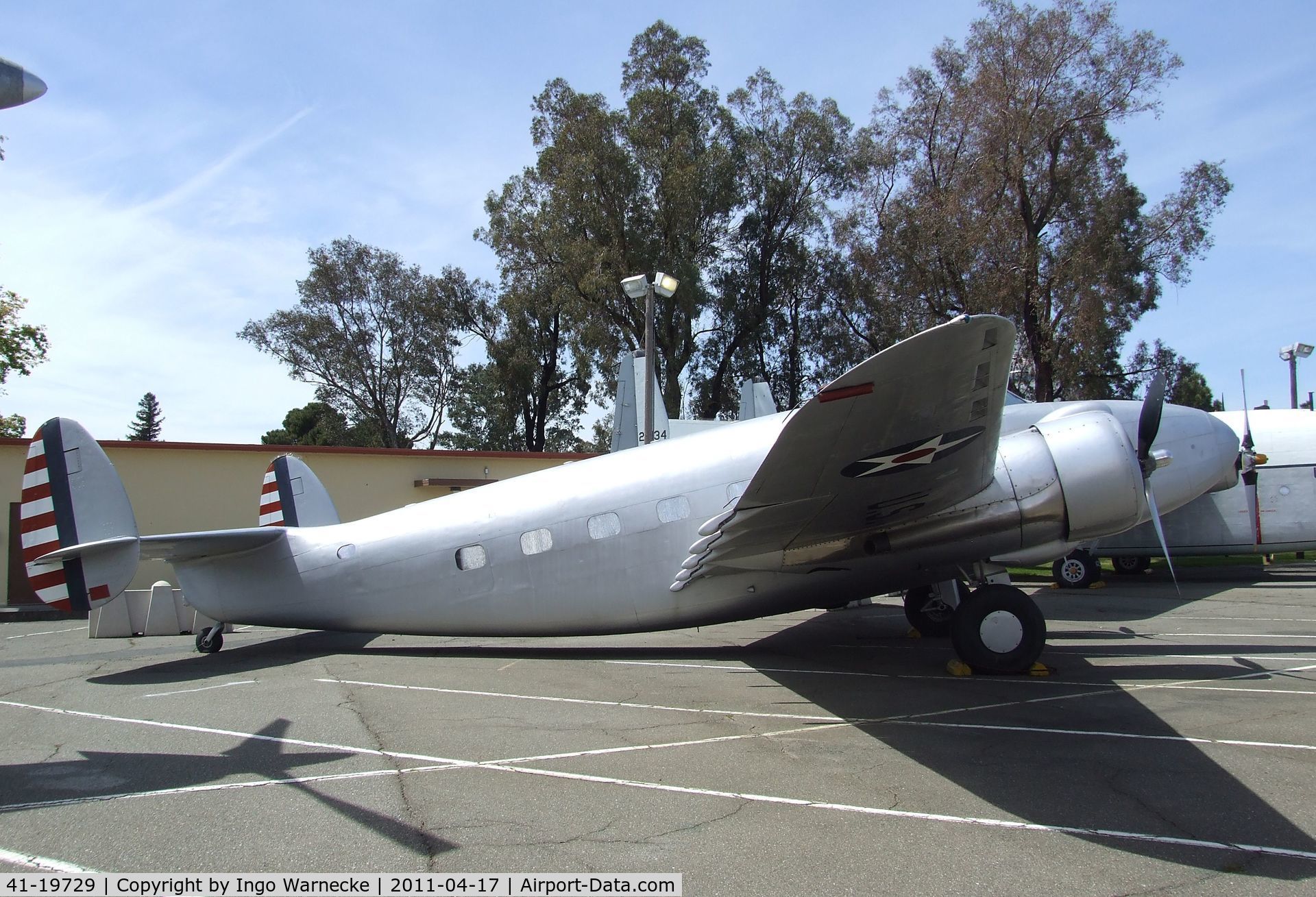 41-19729, 1941 Lockheed C-56 Lodestar (L-18) C/N 18-2089, Lockheed C-56 Lodestar at the Travis Air Museum, Travis AFB Fairfield CA