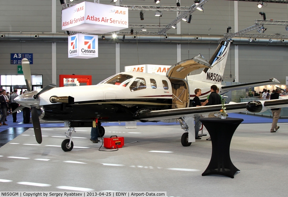 N850GM, Socata TBM-700 C/N 535, Friedrichshafen AERO2013