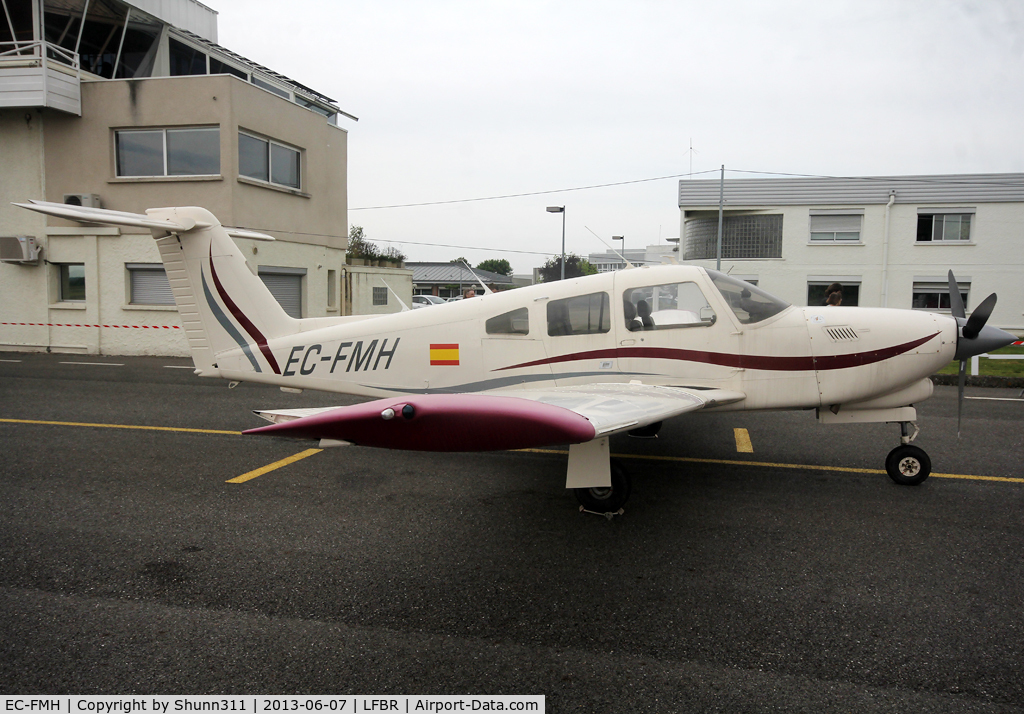 EC-FMH, Piper PA-28RT-201T Arrow IV C/N 28R7931054, Parked near the Control Tower during Muret Airshow 2013