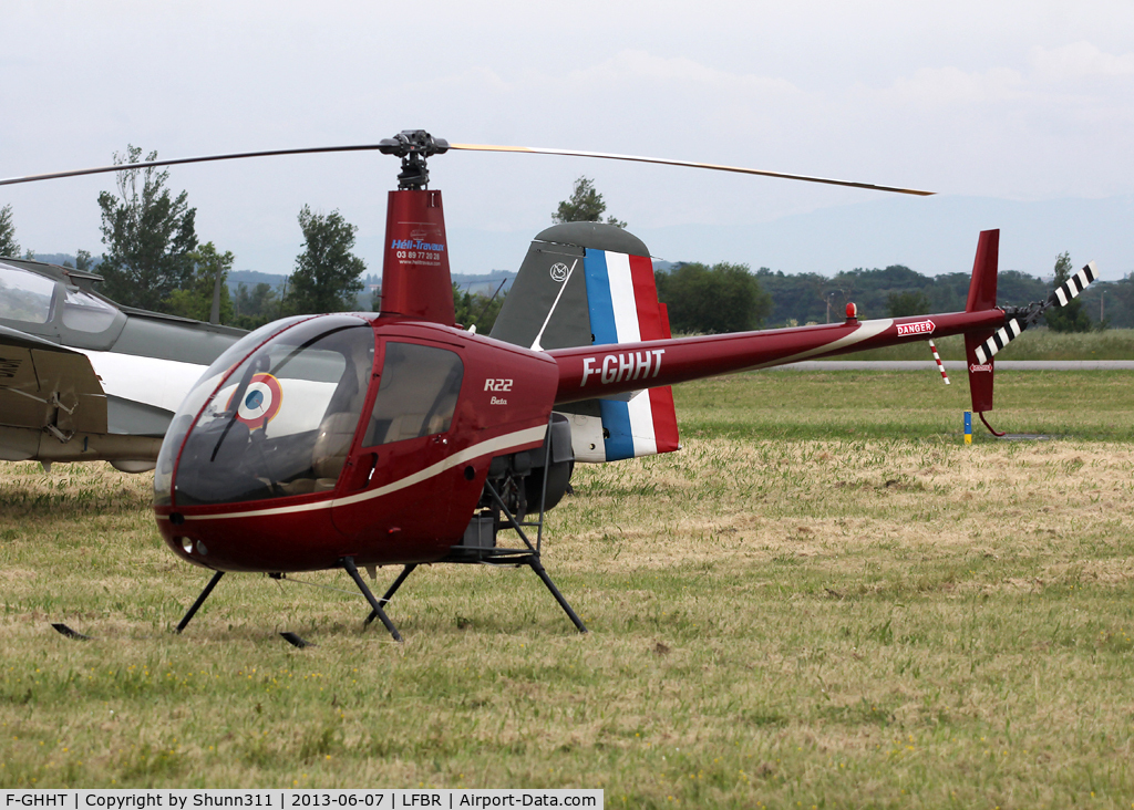 F-GHHT, Robinson R22 Beta C/N 1815, Participant of the Muret Airshow 2013