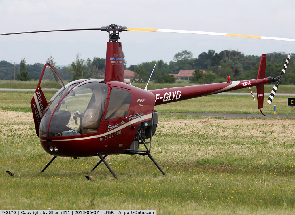 F-GLYG, Robinson R22 Beta C/N 0947, Participant of the Muret Airshow 2013