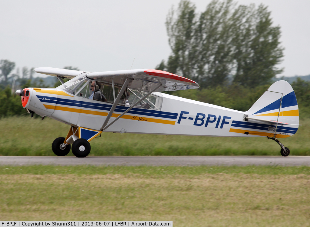 F-BPIF, 1951 Piper L-18C Super Cub (PA-18-95) C/N 18-1384, Participant of the Muret Airshow 2013