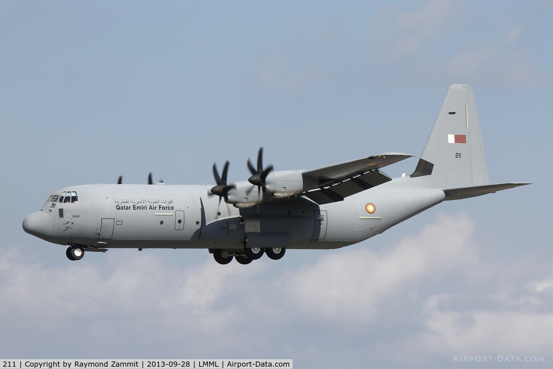 211, 2011 Lockheed Martin C-130J-30 Super Hercules C/N 382-5662, C130J Hercules 211(MAH) Qatari Emiri Air Force