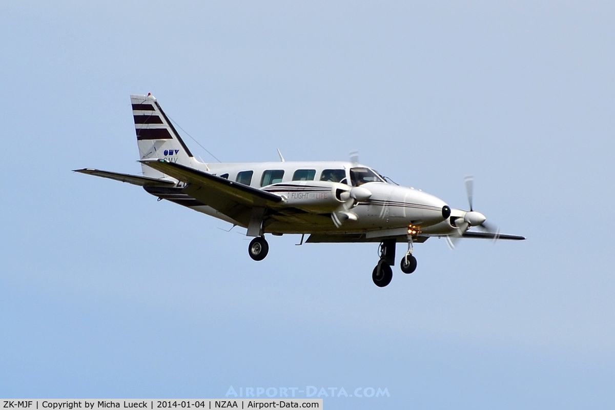 ZK-MJF, Piper PA-31T Cheyenne C/N 31T-7912089, At Auckland