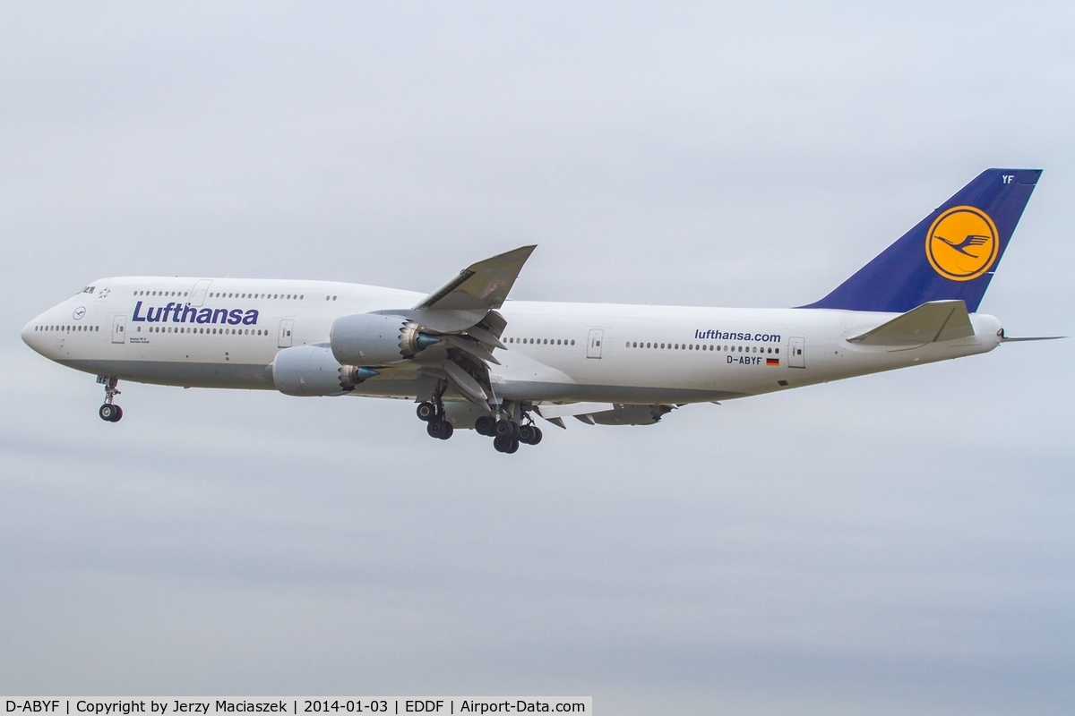 D-ABYF, 2012 Boeing 747-830 C/N 37830, 2012 Boeing 747-830