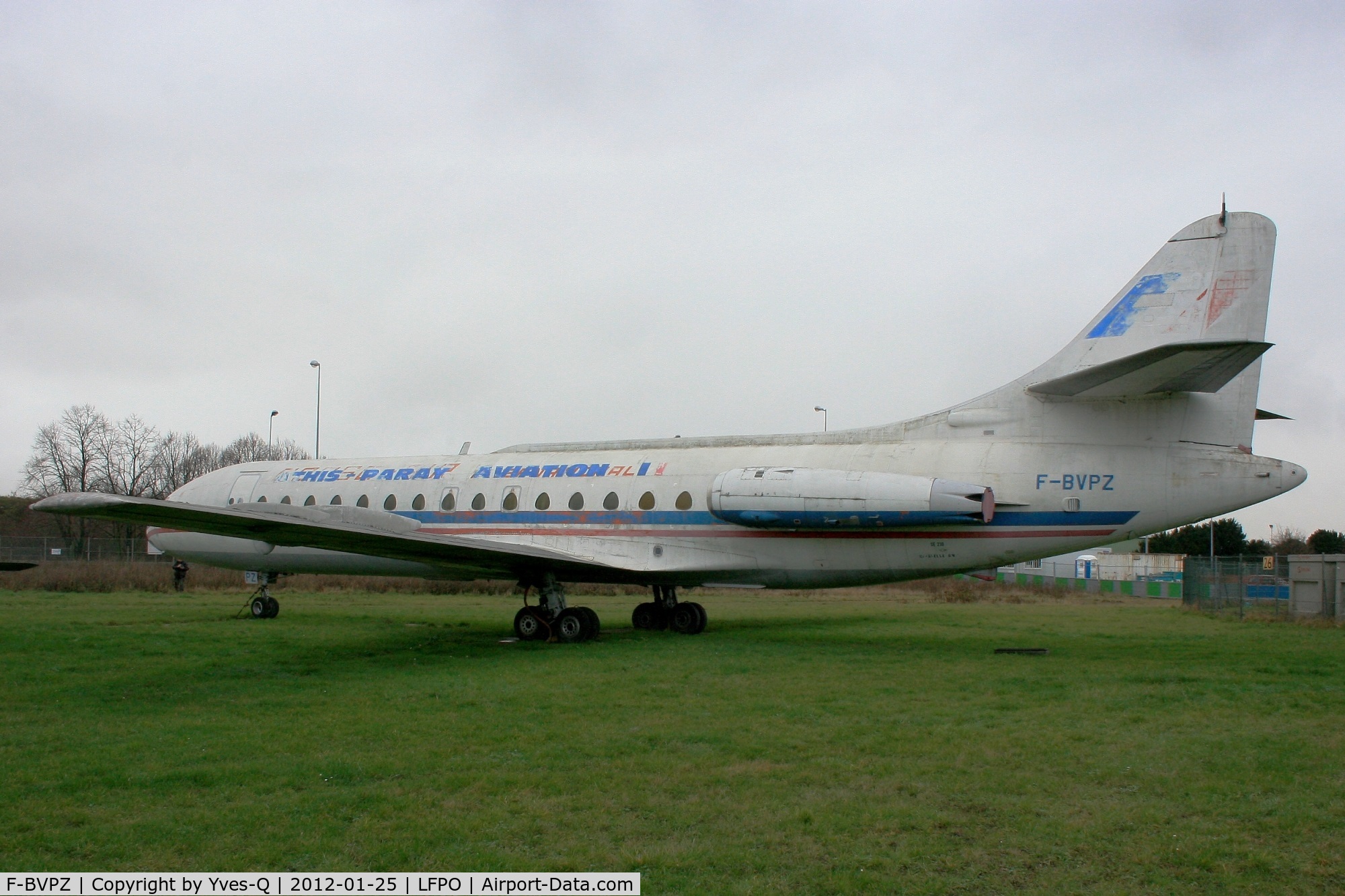 F-BVPZ, 1967 Sud Aviation SE-210 Caravelle VI-N C/N 218, Aerospatiale SE-210 Caravelle VI-N, Delta Athis Museum, Paray near Paris-Orly Airport.