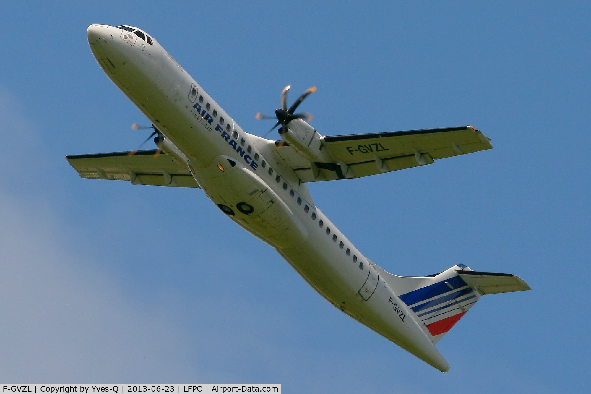 F-GVZL, 1998 ATR 72-212A C/N 553, ATR 72-212A, Take off Rwy 24, Paris-Orly Airport (LFPO-ORY)