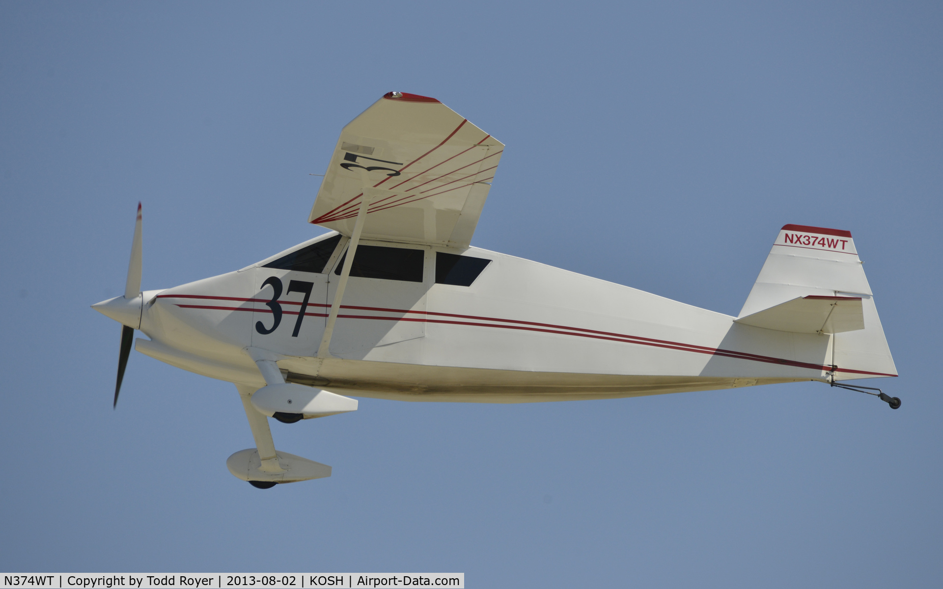 N374WT, 2003 Wittman W-10 Tailwind C/N 168, Airventure 2013