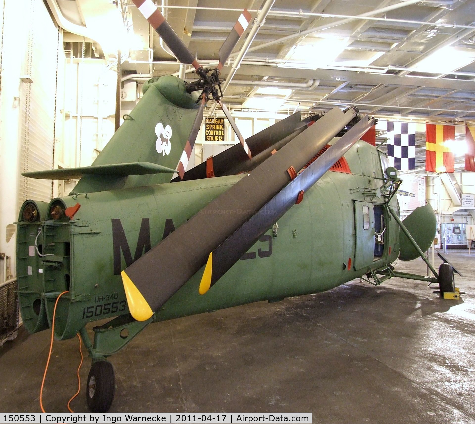 150553, Sikorsky UH-34D Seahorse C/N 58.1680, Sikorsky UH-34D Seahorse at the USS Hornet Museum, Alameda CA
