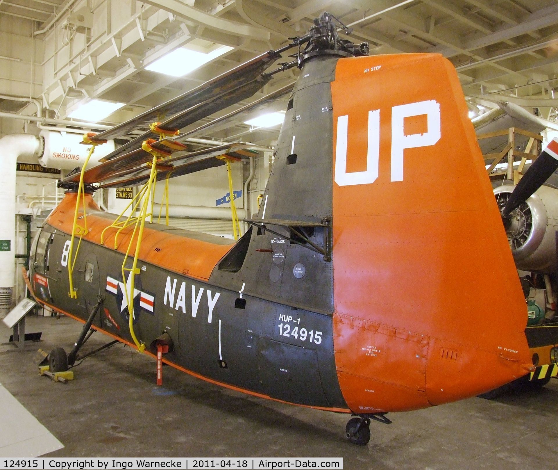 124915, Piasecki HUP-1 Retriever C/N 8, Piasecki HUP-1 Retriever at the USS Hornet Museum, Alameda CA