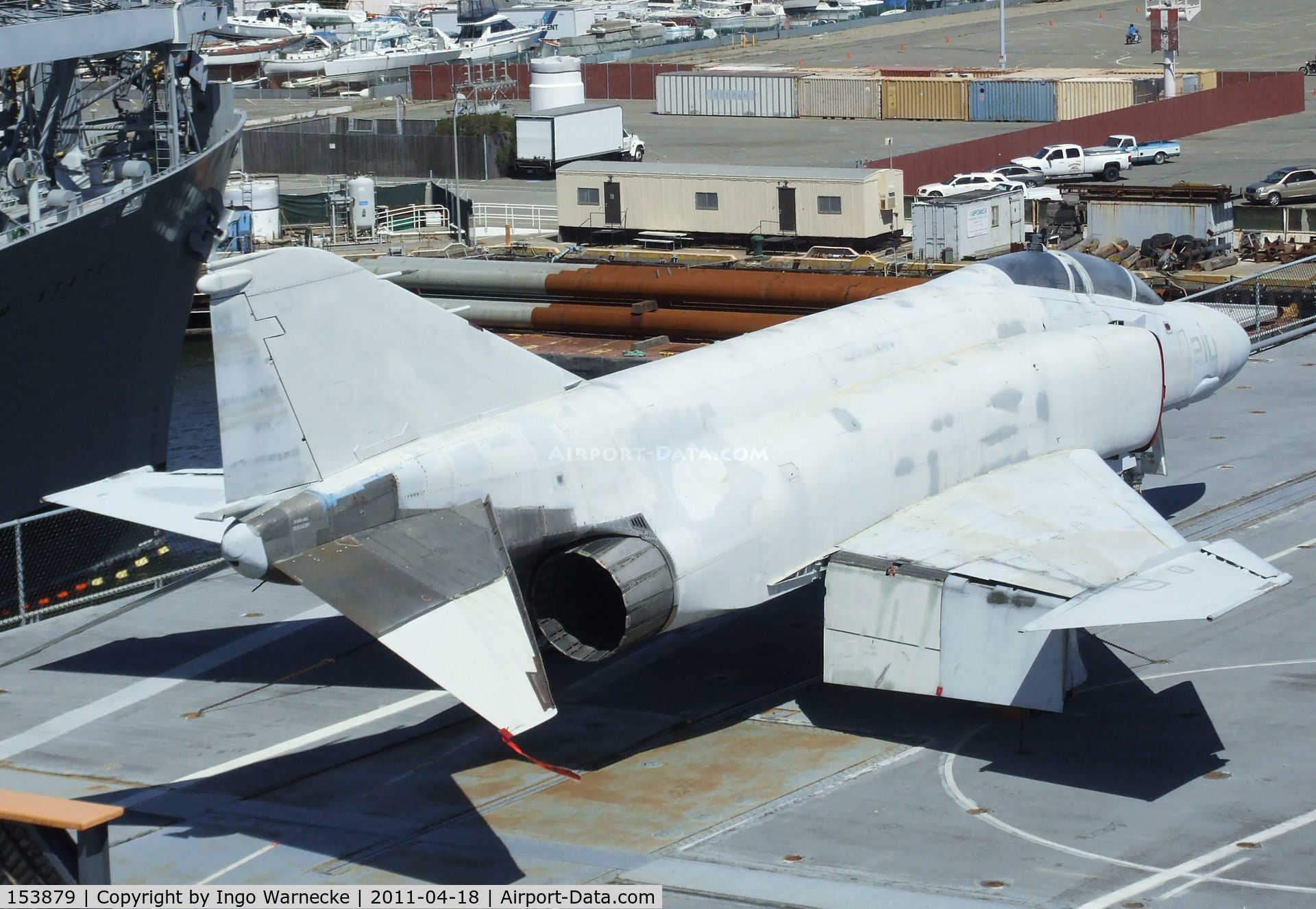 153879, McDonnell F-4S Phantom C/N 2461, McDonnell Douglas F-4S Phantom II, being restored at the USS Hornet Museum, Alameda CA