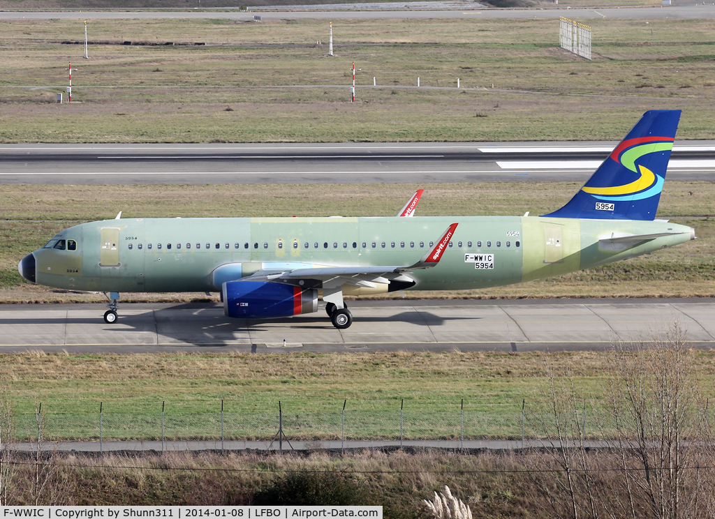 F-WWIC, 2014 Airbus A320-232 C/N 5954, C/n 5954 - For Spirit Airlines