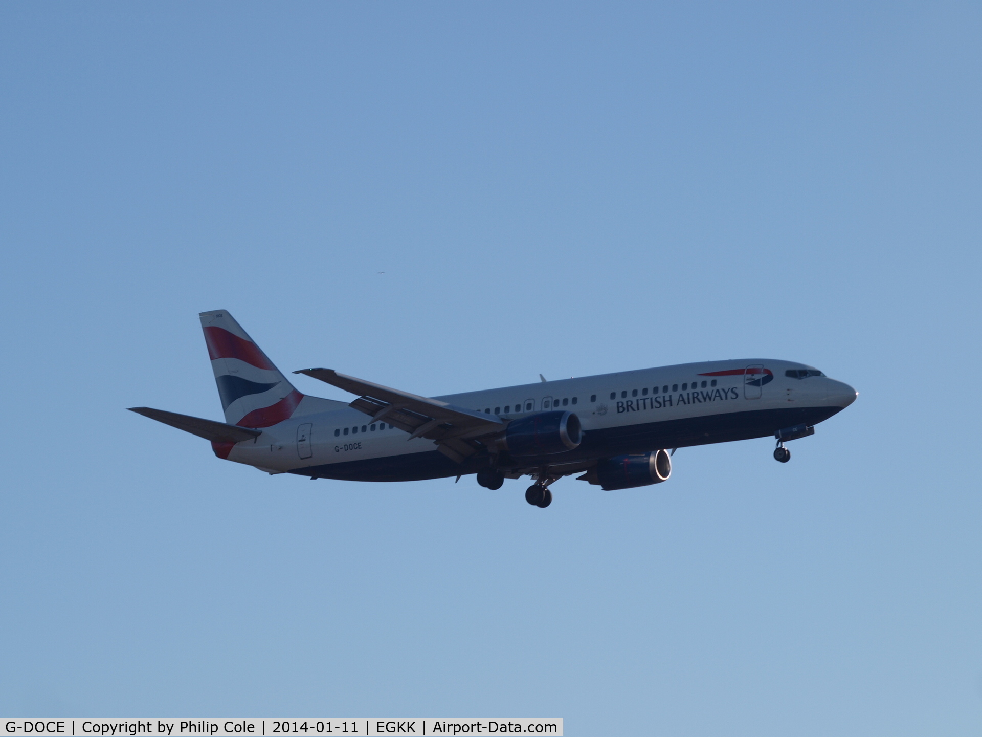 G-DOCE, 1991 Boeing 737-436 C/N 25350, Morning Arrival