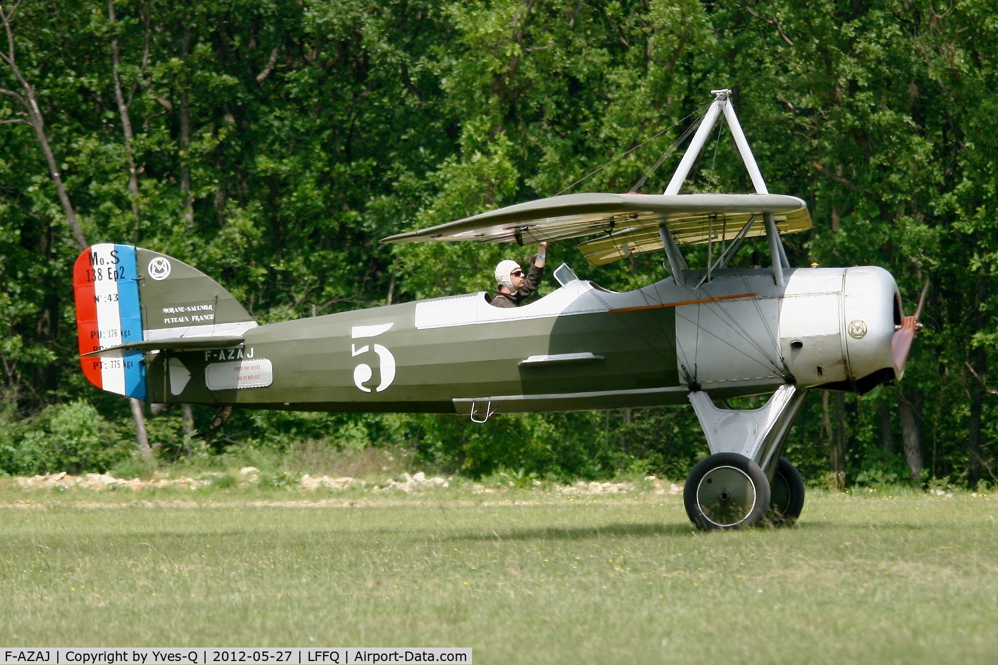 F-AZAJ, 1927 Morane-Saulnier MS-138EP-2 C/N 3220/138, Morane-Saulnier MS-138 EP2 , La Ferté-Alais Airfield (LFFQ) Air Show (Le Temps Des Hélices)